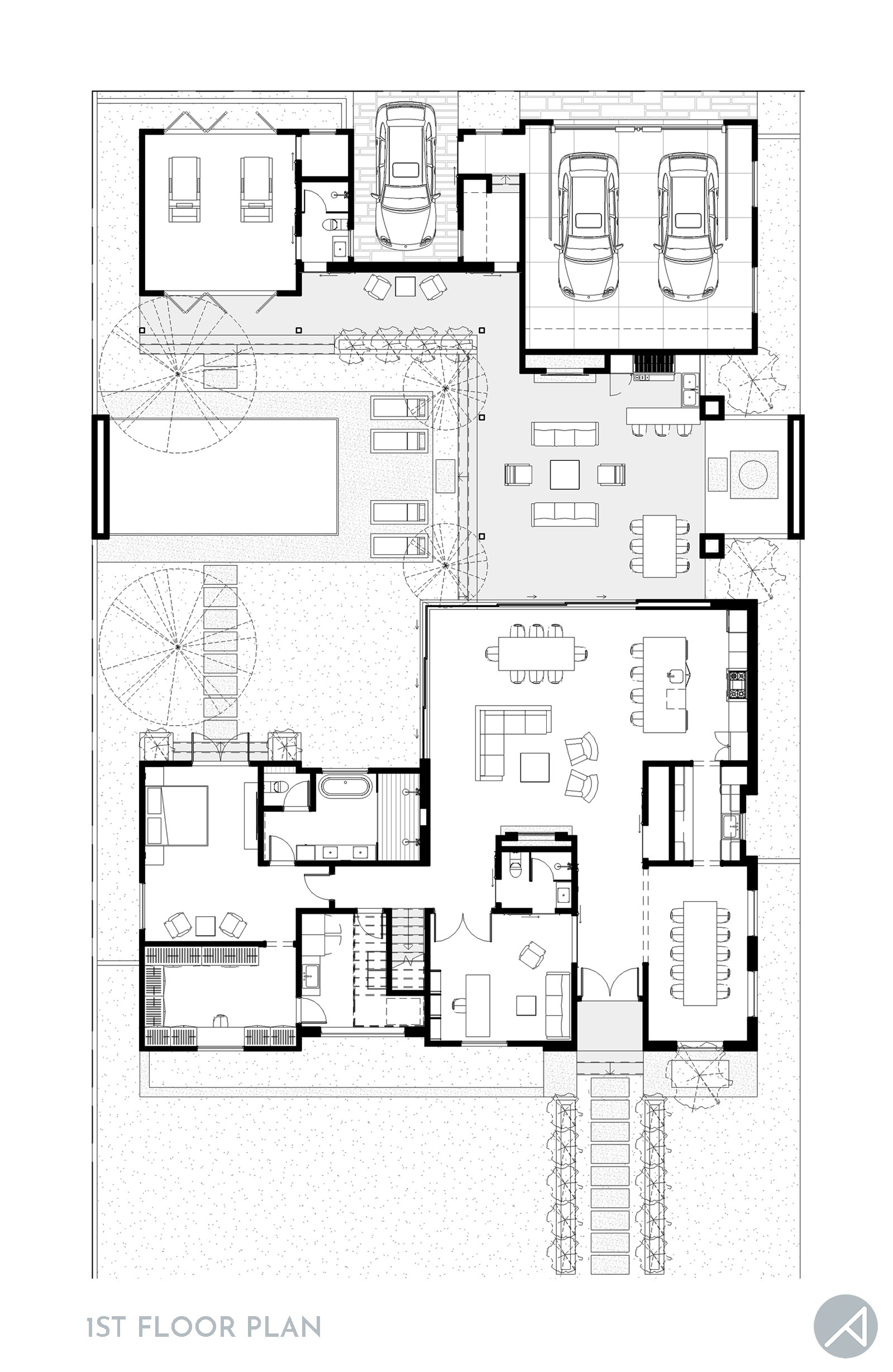 5-Bedroom Modern Farmhouse Plan - Modern House Plans