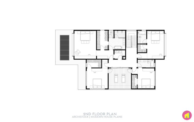 Scandinavian style house plan