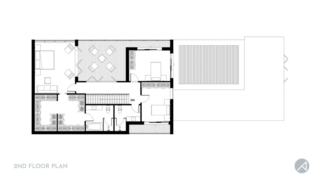 5-Bedroom Modern Minimalist House Plan - ANK Studio