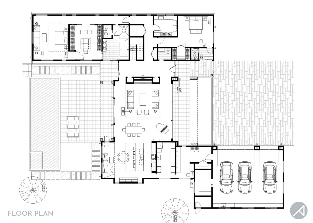 4-Bedroom Modern Contemporary House Plan - Modern House Plans