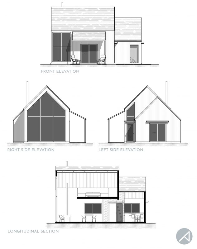 Modern Cabin House Plan