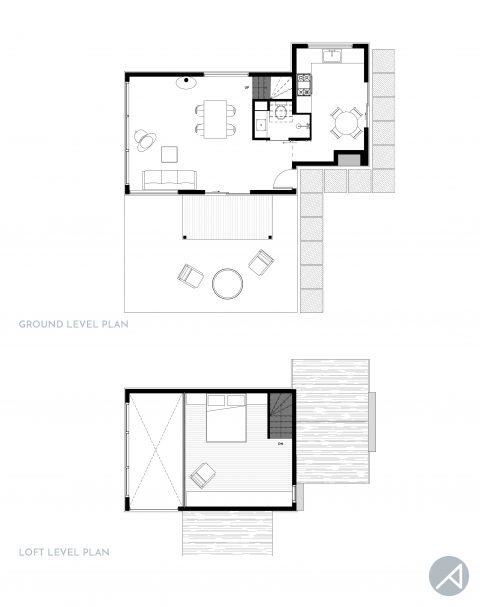 Small Modern Cabin House Plan - Modern House Plans