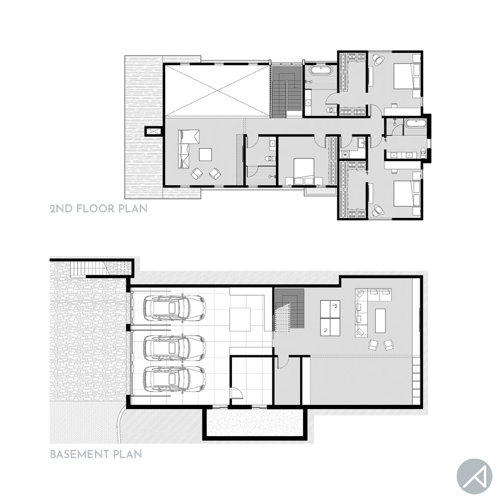 Modern Farmhouse with a Basement - Modern House Plans