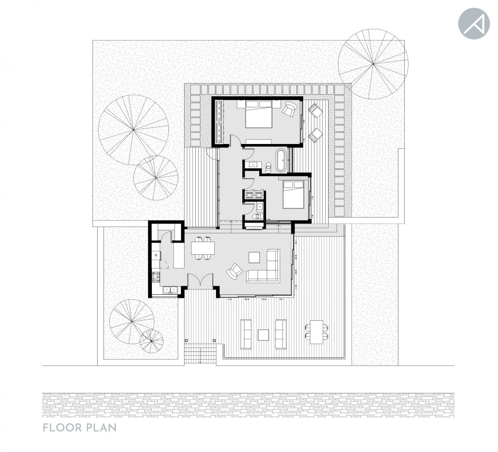 Contemporary Cabin House Plan - Modern House Plans