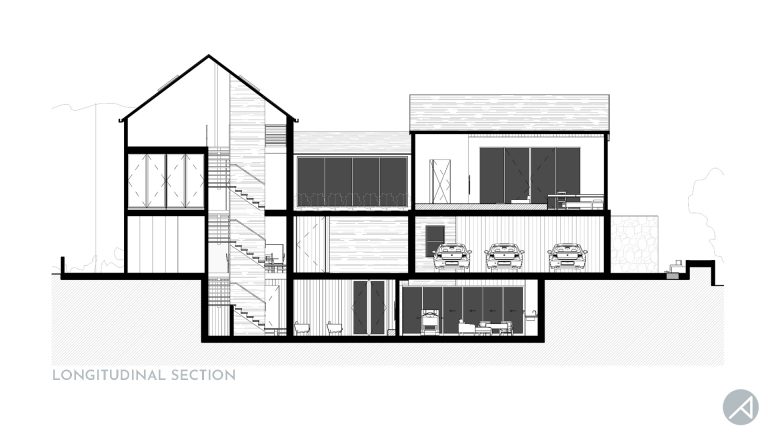 Modern French Contemporary Farmhouse Plan Modern House Plans   Plan 000 016 E 768x432 