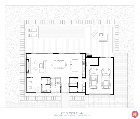 2,900 sq ft Modern Beach House - Modern House Plans