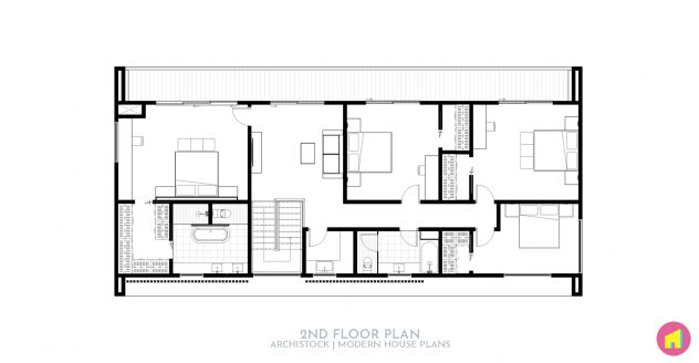 Modern Beach House Plan