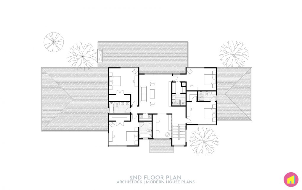Modern Prairie Style Home - ANK STUDIO House Plans