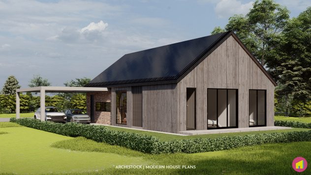 Nordic Barn House Plan