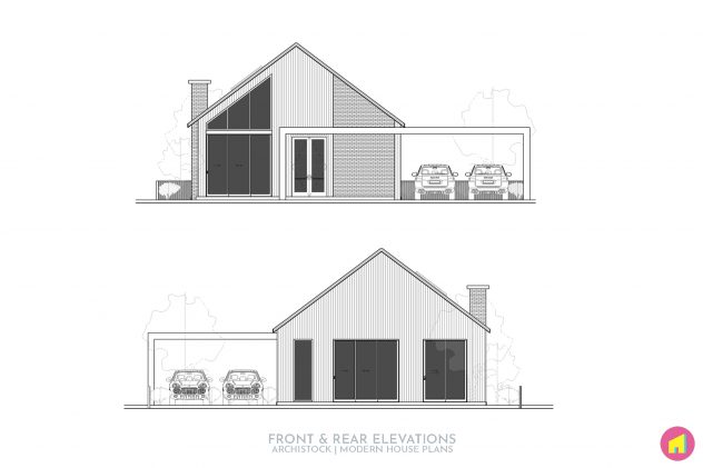 Nordic Barn House Plan