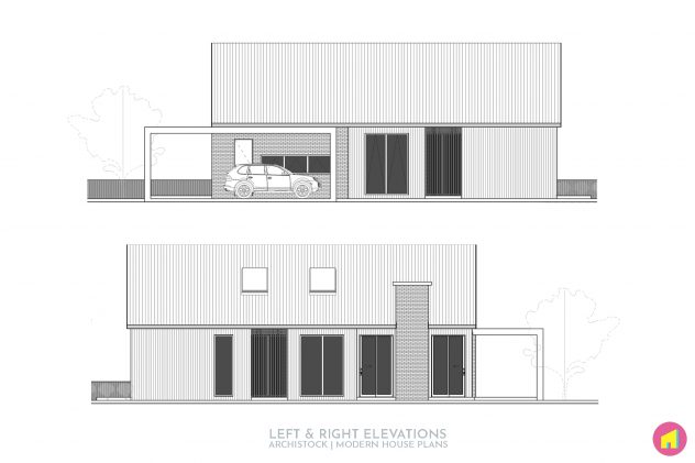 Nordic Barn House Plan