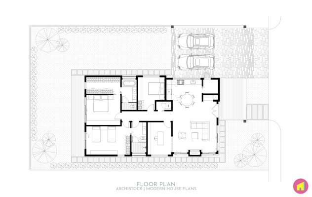 Nordic Barn House Plan